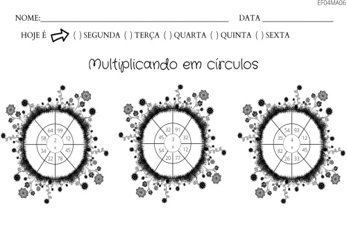 ATIVIDADE DE MULTIPLICAÇÃO